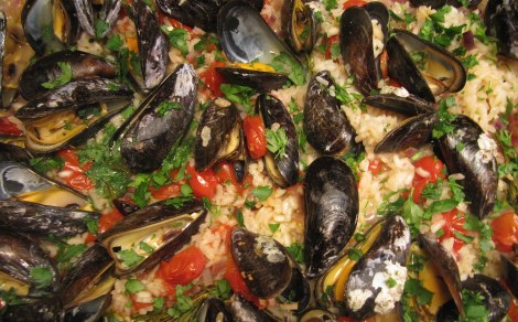 risotto mosselen
